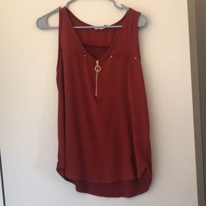 Rusty orange blouse
